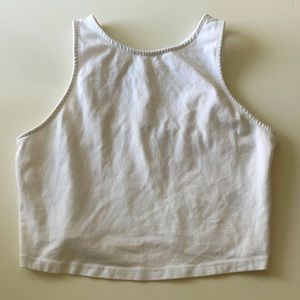 Women’s White Crop Top